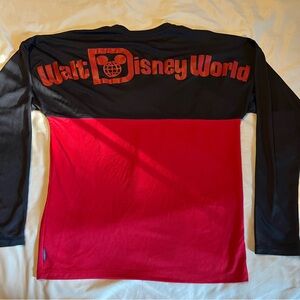 Disney Parks Black and Red Spirit Jersey Size Small